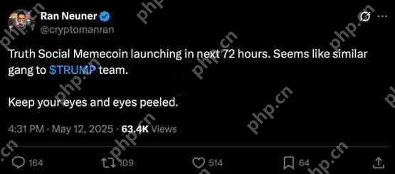 CNBC交易员Ran Neuner分析：川普旗下Truth Social将在72小时内发Meme代币